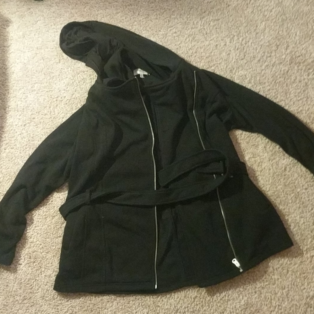 Coat with hood